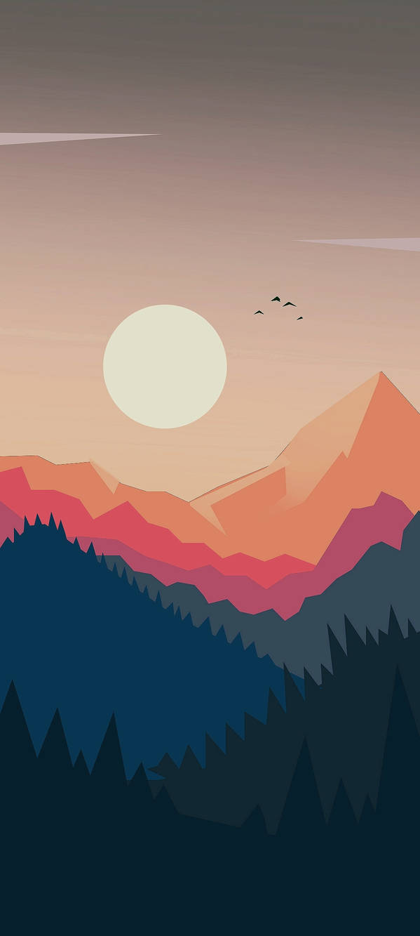 Vector mountain view Android wallpaper by concept999 on DeviantArt