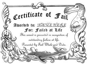 Failed at Life Award