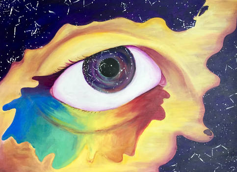 Galaxies in Her Eyes