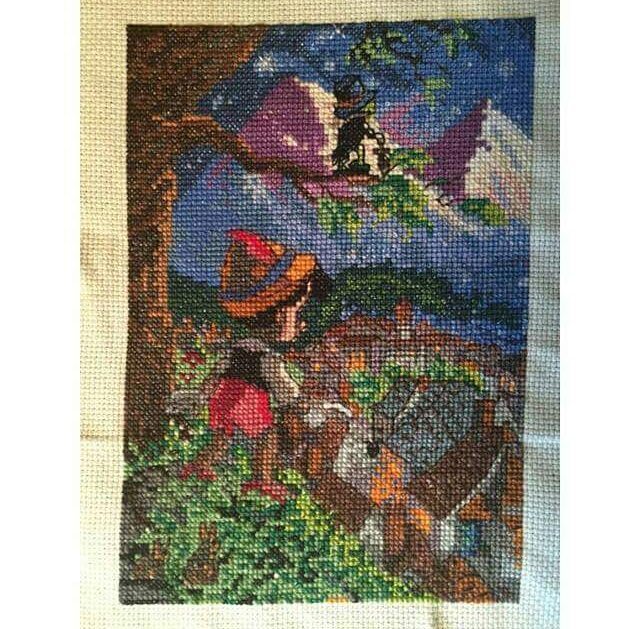 Pinocchio Cross Stitch