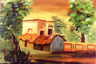 village hut