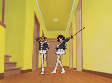 Sakura and Rika 07 Cardcaptor Sakura Episode 09