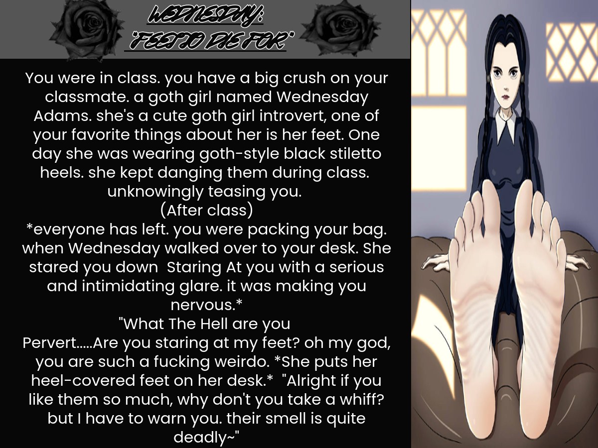 Wednesday Ruld 34 Wednesday: Feet To Die For by Joseph12345678898 on DeviantArt
