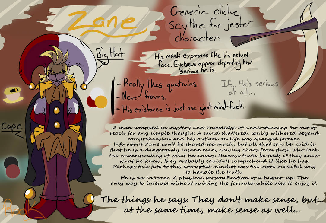 Zane Reference Sheet by TheBeakedRook on DeviantArt