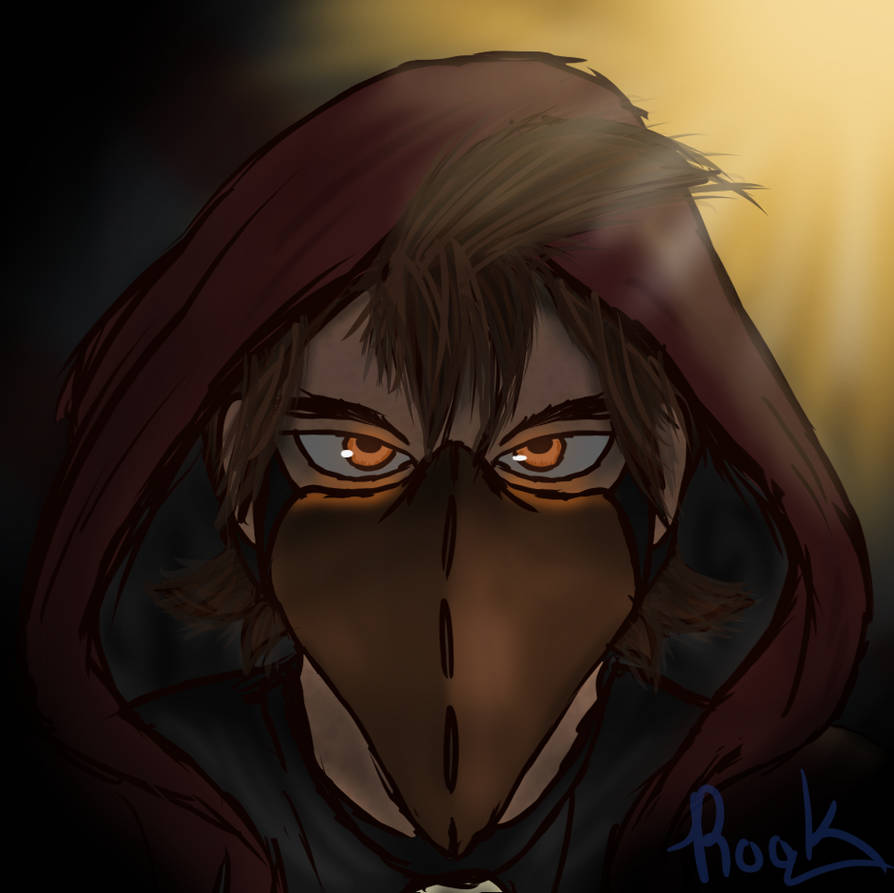 Hooded Rook Detailed Rook Portrait by RookieTheIce369 on DeviantArt