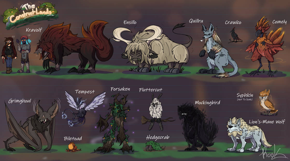 Creatures Of The Construct Lands 2 by TheBeakedRook on DeviantArt
