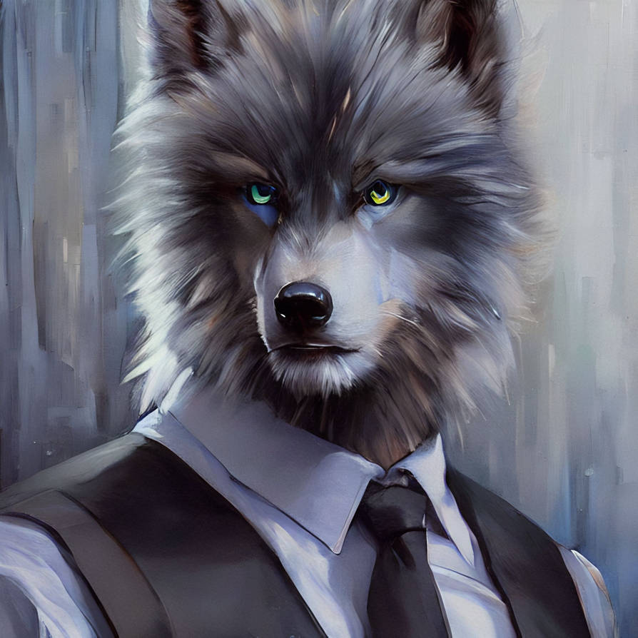 Majestic Werewolf - Gray Fur by RCGAI on DeviantArt