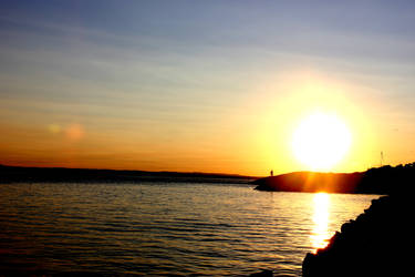 Sunset in Engelsviken (norway)