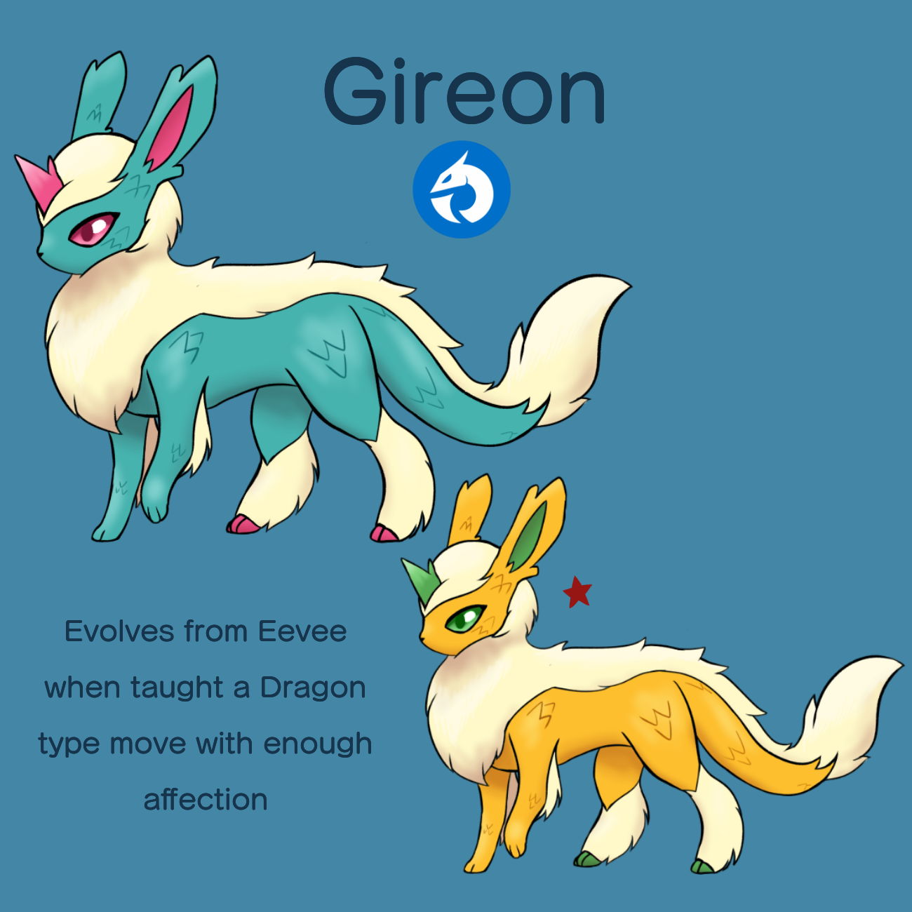 Lusheon – Eevee's Normal-type evolution : r/fakemon