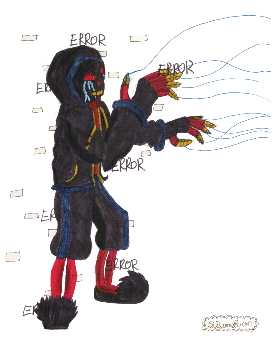 Error Sans sketch (original) by GraniteisaRock on DeviantArt