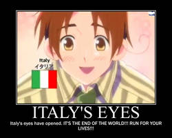 Hetalia Poster: Italy's Eyes