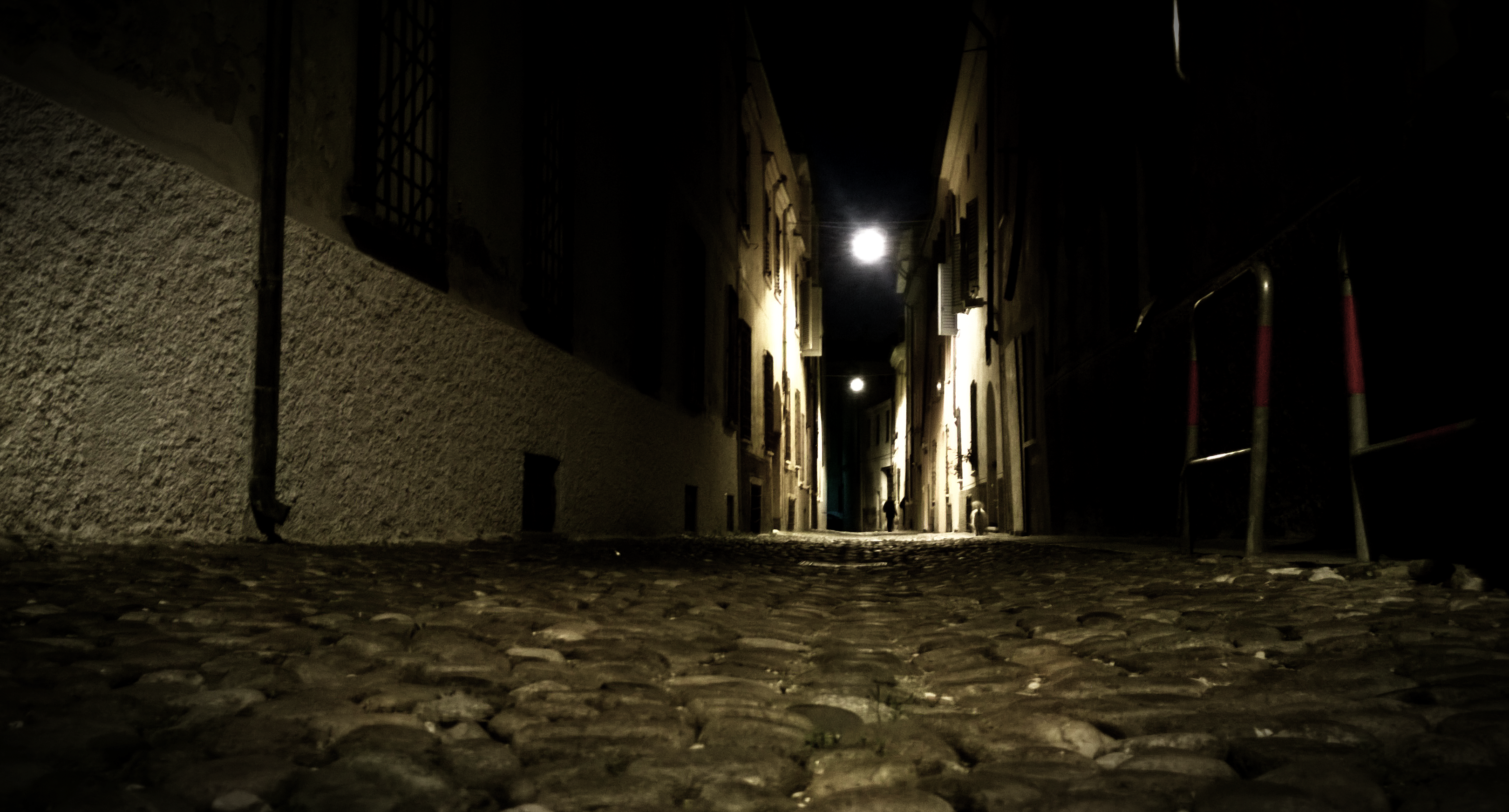 Creepy Street at Night