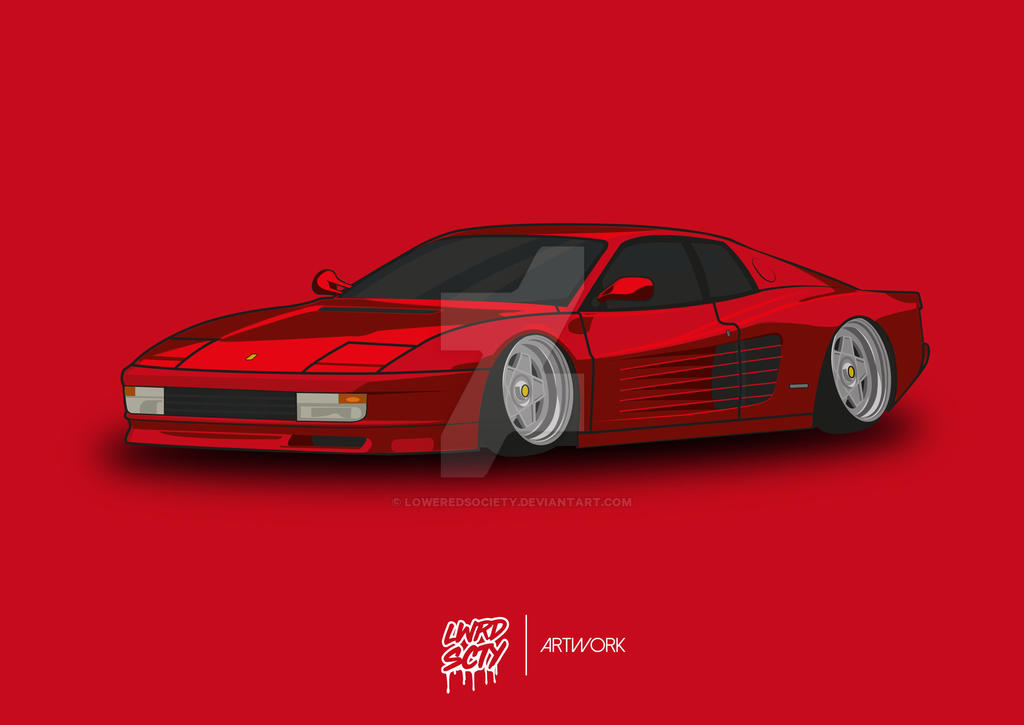 Testarossa Deviantart Ferari Testarossa by LoweredSociety on DeviantArt
