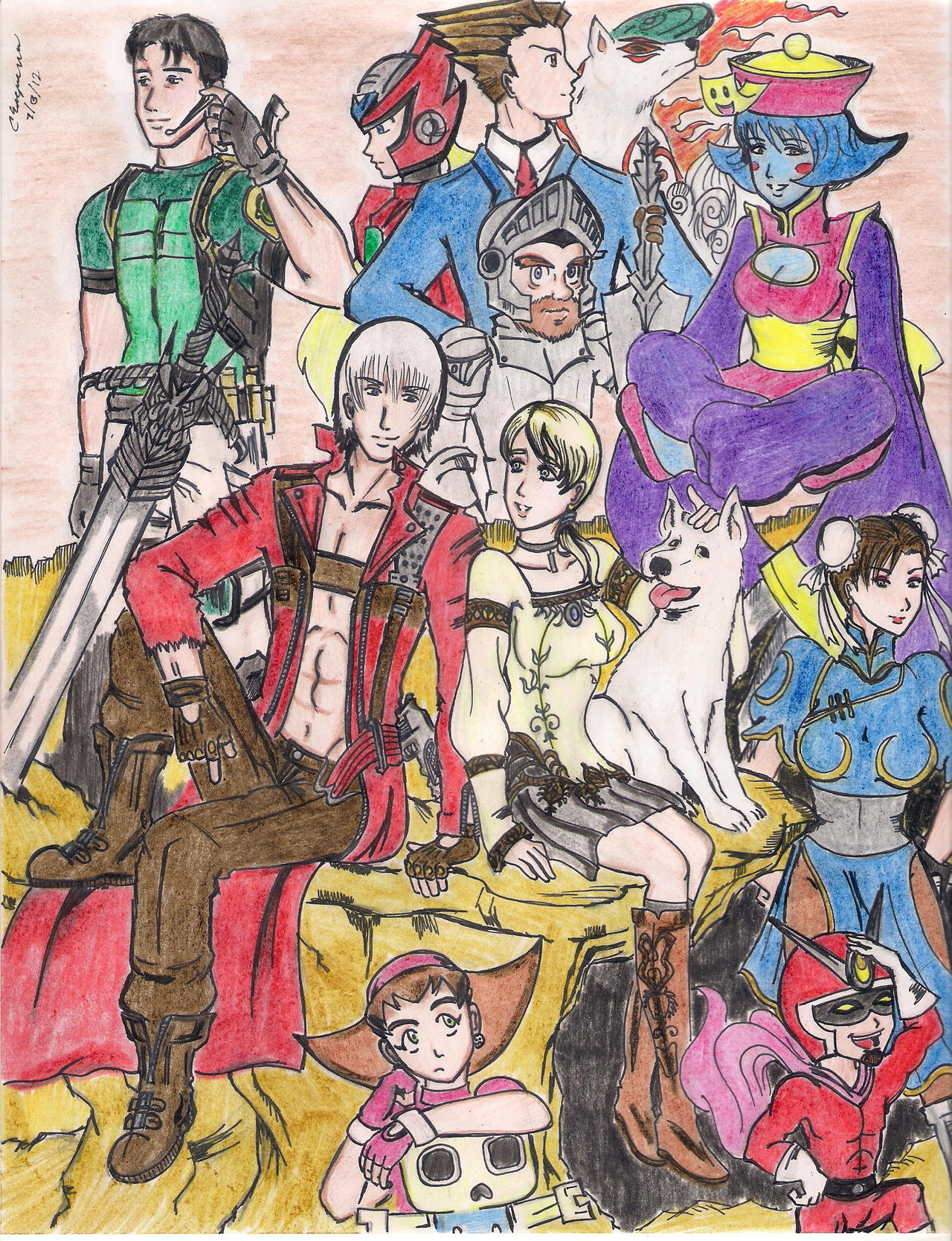 Capcom characters by Cashopeia on DeviantArt