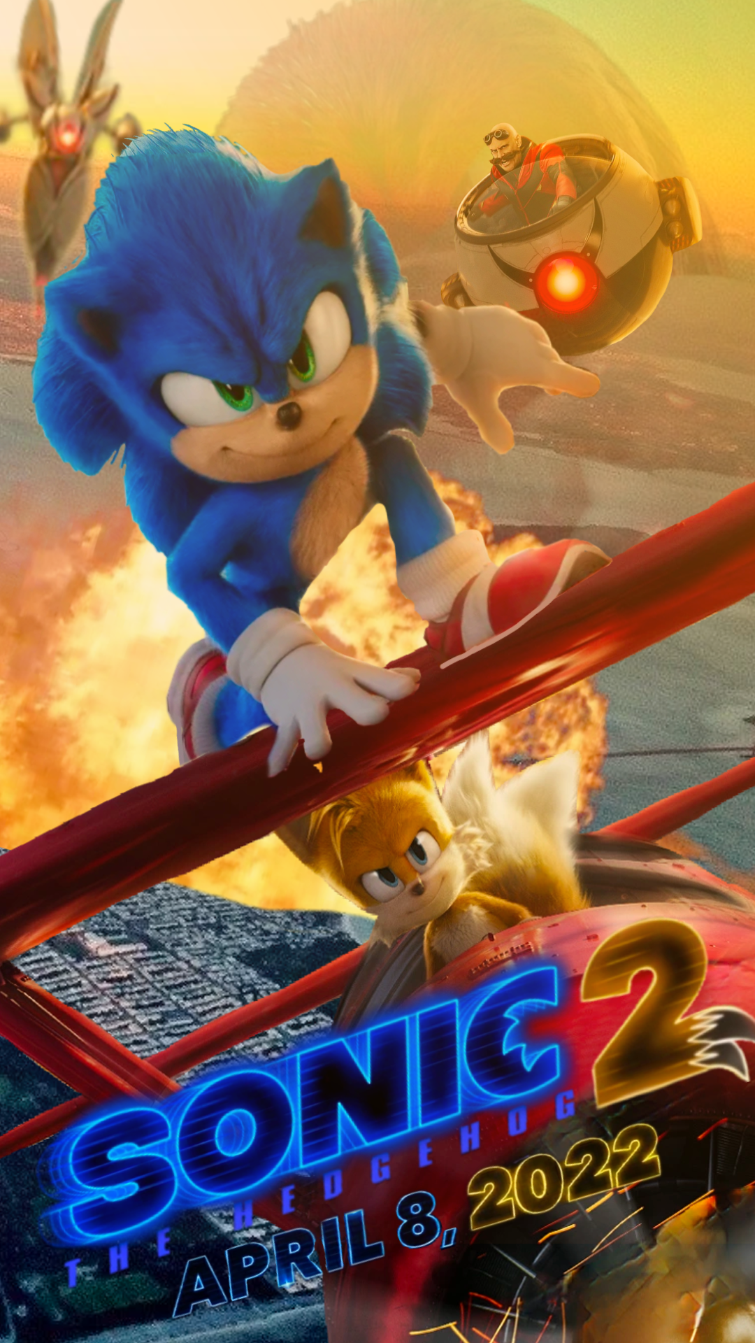 Sonic The Movie 2 Poster SMS Remake Style by ZbvaTv on DeviantArt