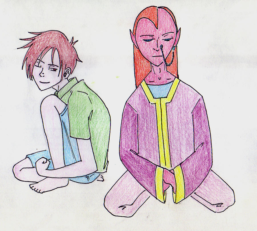 Two random people by Miyanon on DeviantArt