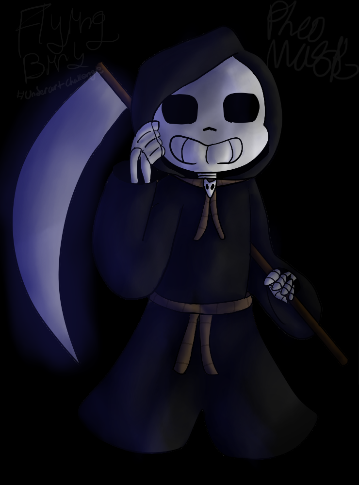 Nightshade// Flowerfell x Reaper Sans by urbanAdventurer on DeviantArt