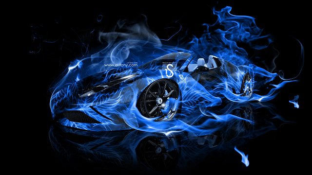 Ferrari-458-Spider-Blue-Fire-Car-HD-Wallpapers by Umbreonfan5783 on ...