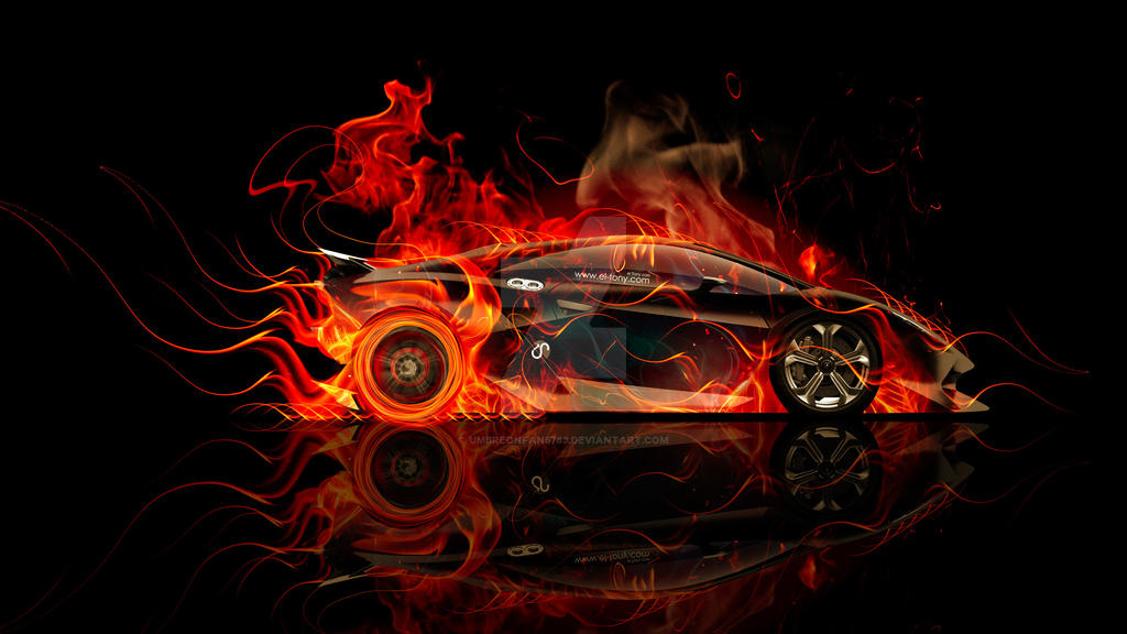 Lamborghini Sesto Elemento Side Fire Abstract Car- by Umbreonfan5783 on ...