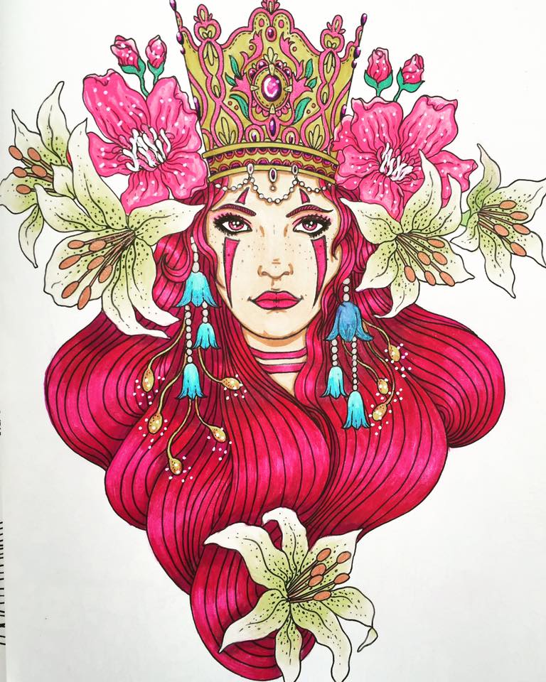 Daydreams by Hanna Karlzon Colouring book by PixelnSprites on DeviantArt