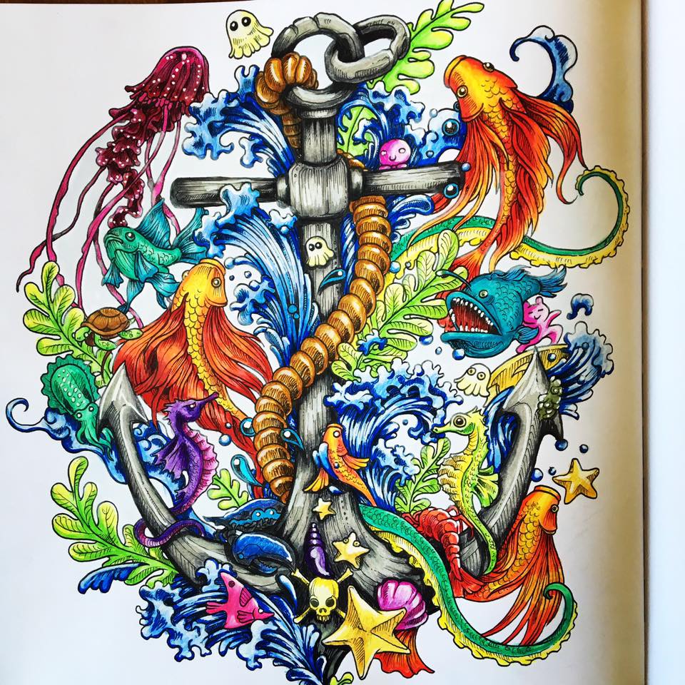 Imagimorphia colouring book