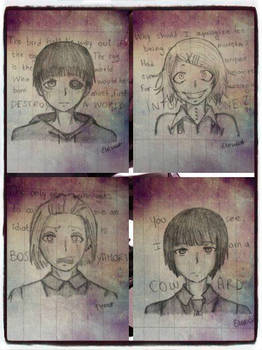 Tokyo Ghoul's fav characters by Eleuphemia