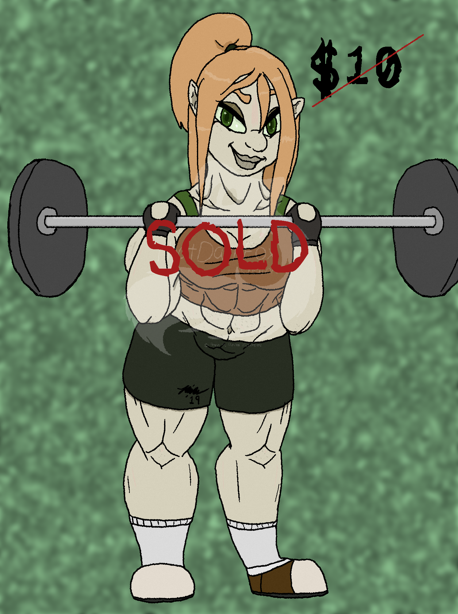 Buff Elf Adoptable SOLD by ThatDarnFoxCreations on DeviantArt