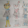 Cuphead, Mugman and Ms. Chalice (My New Style)