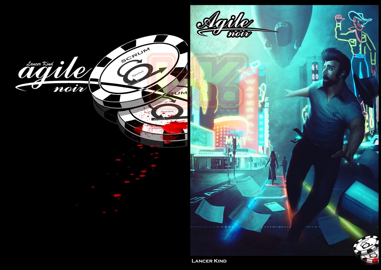 AGILE NOIR DOUBLE COVER