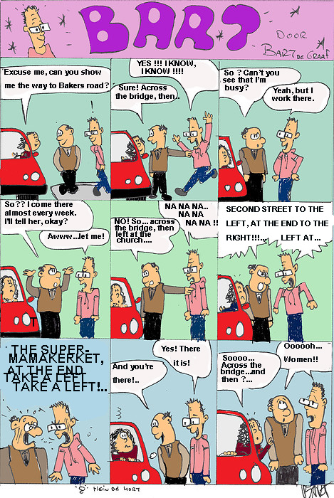 Redirection Comic Giving directions by Comicbart on DeviantArt