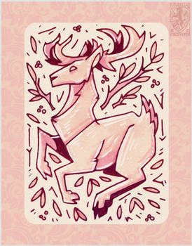 ATC/ACEO - Grand Cerf