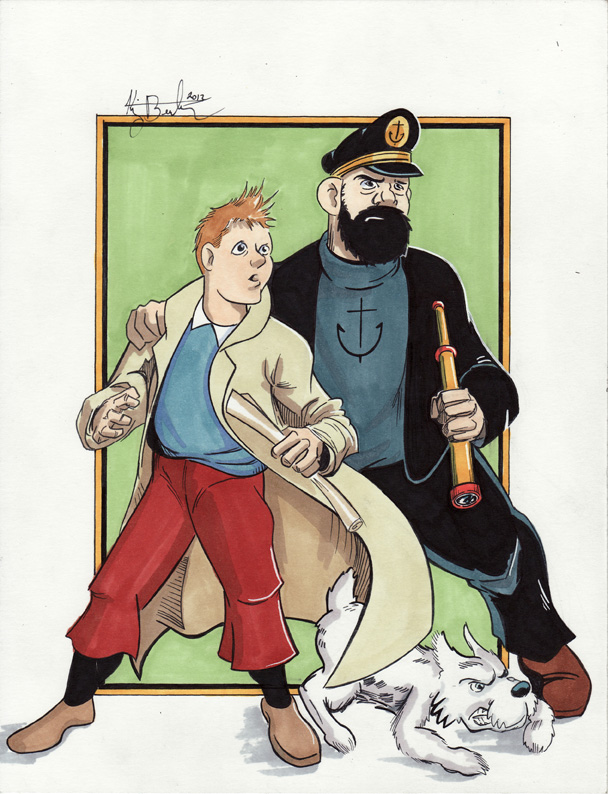 June 10 - Tin Tin and Captain Haddock