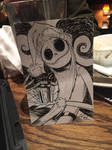 Holiday Flash Sketch - Jack Skellington by KileyBeecher