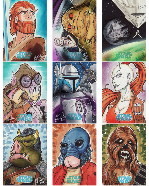 Topps Star Wars Sketch Cards 08