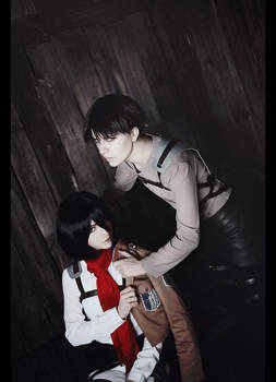 Attack on Titan- Mikasa Ackerman and Levi Ackerman