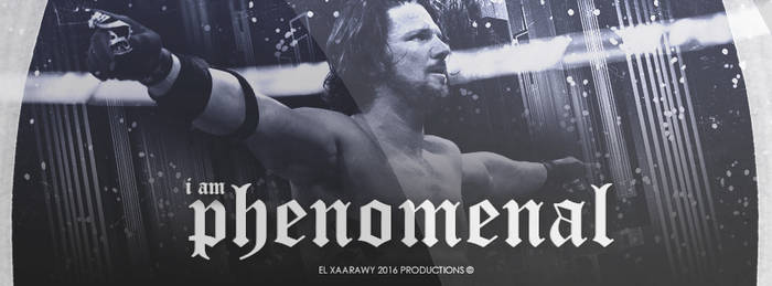 Facebook Cover AJ Styles [PHENOMENAL] Edition