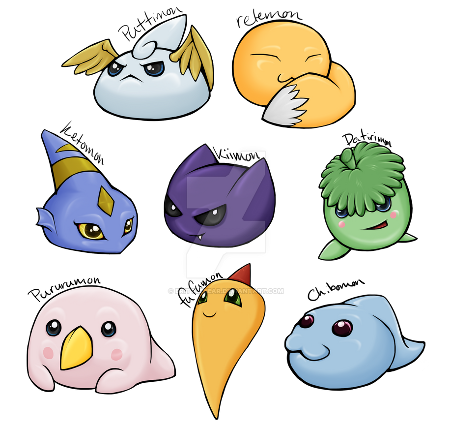 Koemon Bouncing Baby Digimon! by Brittlebear on DeviantArt