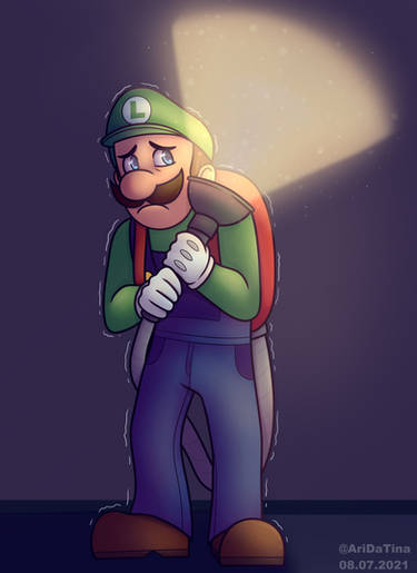 Luigi rescues Mario (Luigi's Mansion) by PrincessCreation345 on DeviantArt
