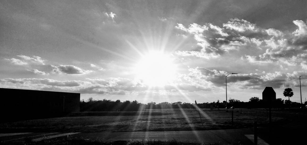 Black and White Sun Rays by twodances on DeviantArt