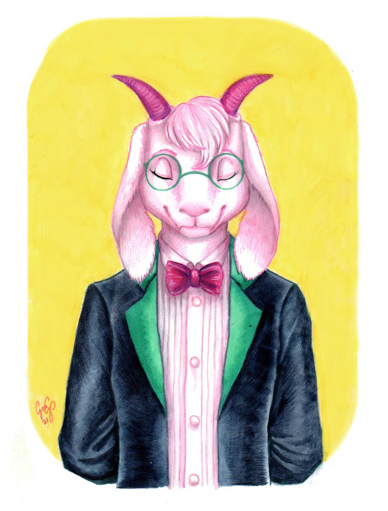 Butler Ralsei by Lord-Giovanni on DeviantArt