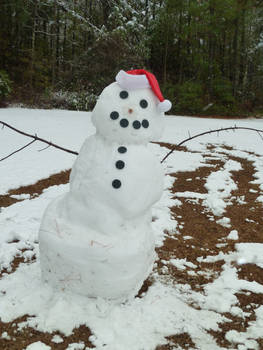 I made a SNOWMAN