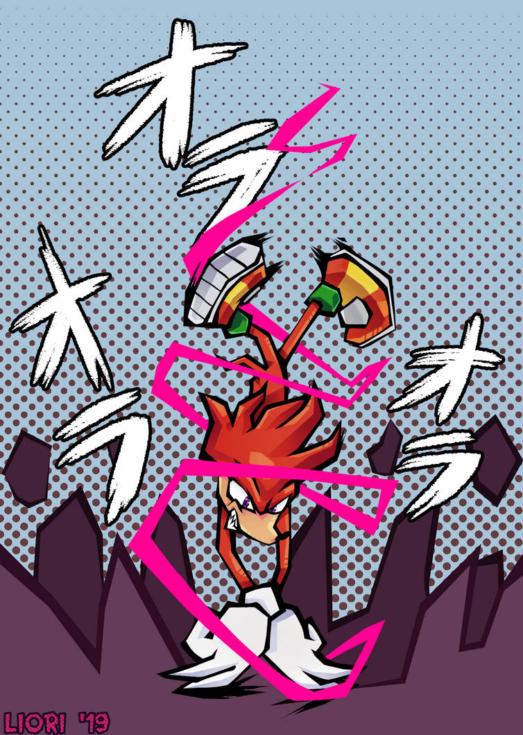 Spindigging Knuckles by RedoLiori on DeviantArt