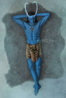 Jotun Loki - frost giant by LaraGirlySkull