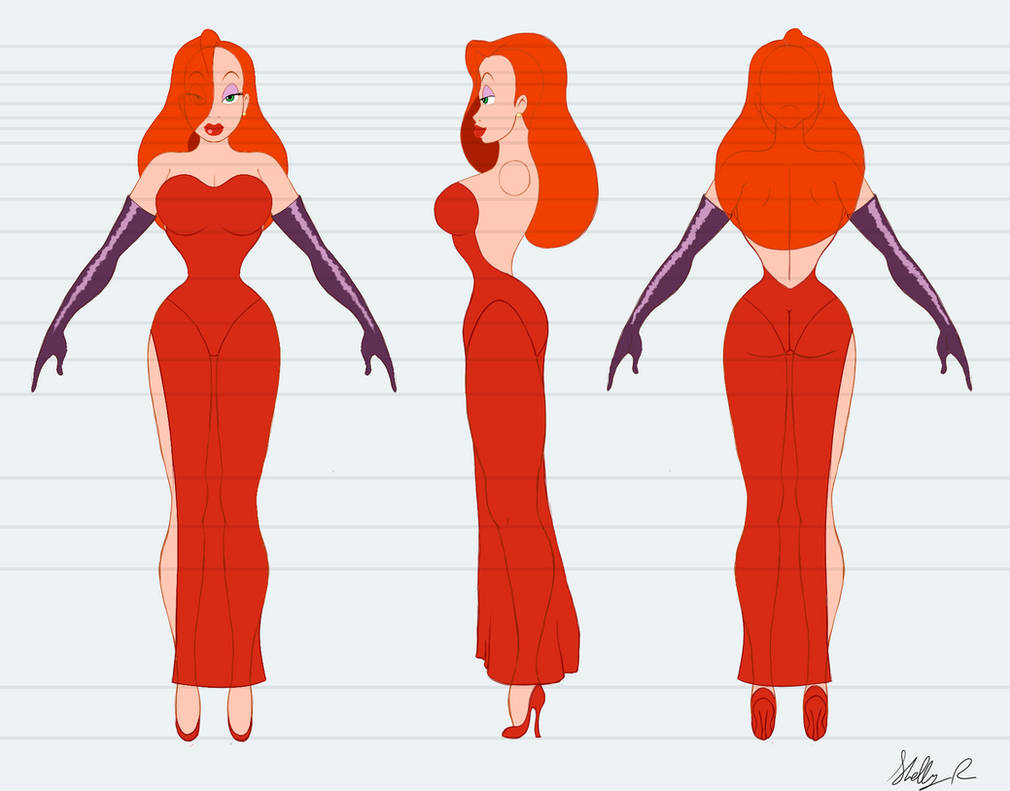 Is Jessica Rabbit Single Jessica Rabbit Model Sheet by CrackedLensArt on DeviantArt