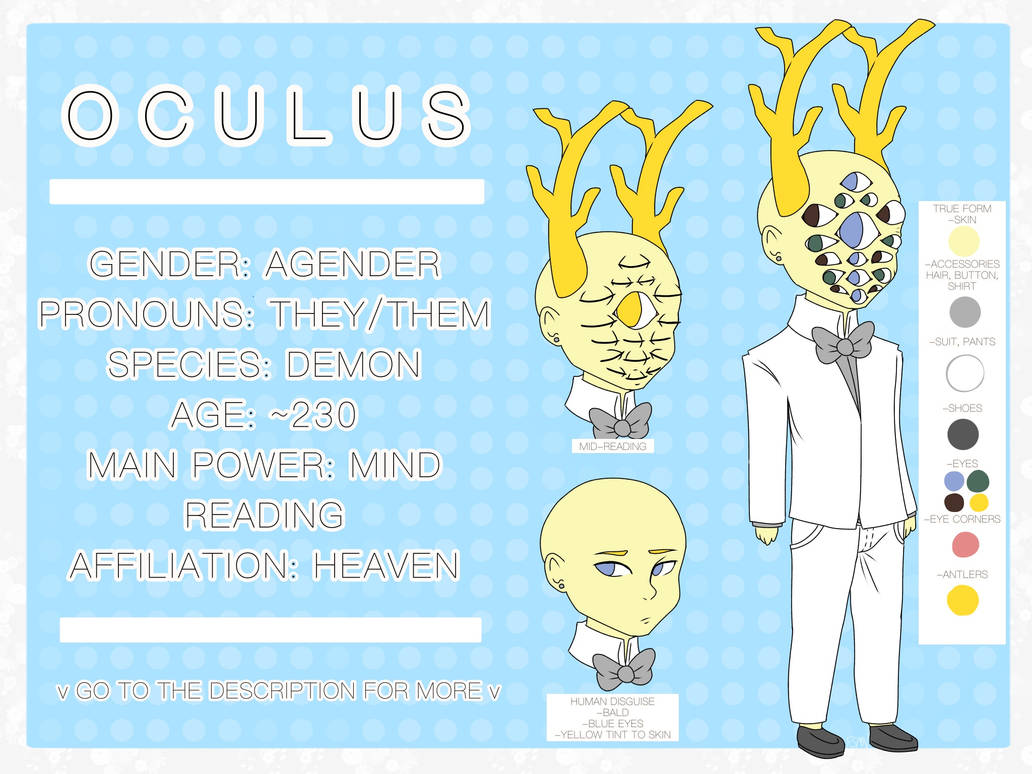 Oculus (NEW OC) by fourfootedpidgeon on DeviantArt