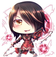 Commission: OC chibi Elianora Dupont