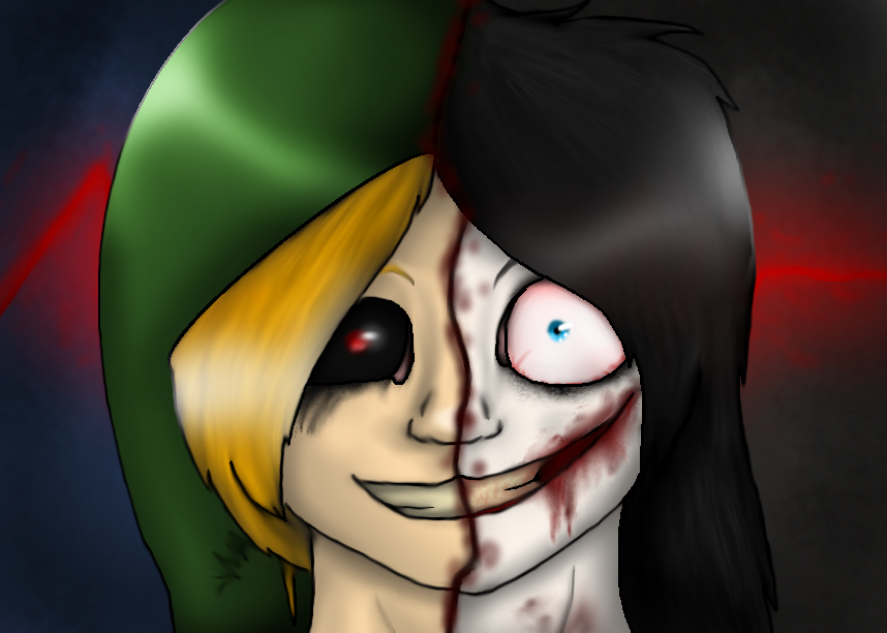 Jeff the Killer and BEN Drowned 1 year diffrence