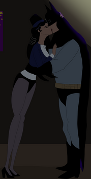 Batman and Zatanna Kiss