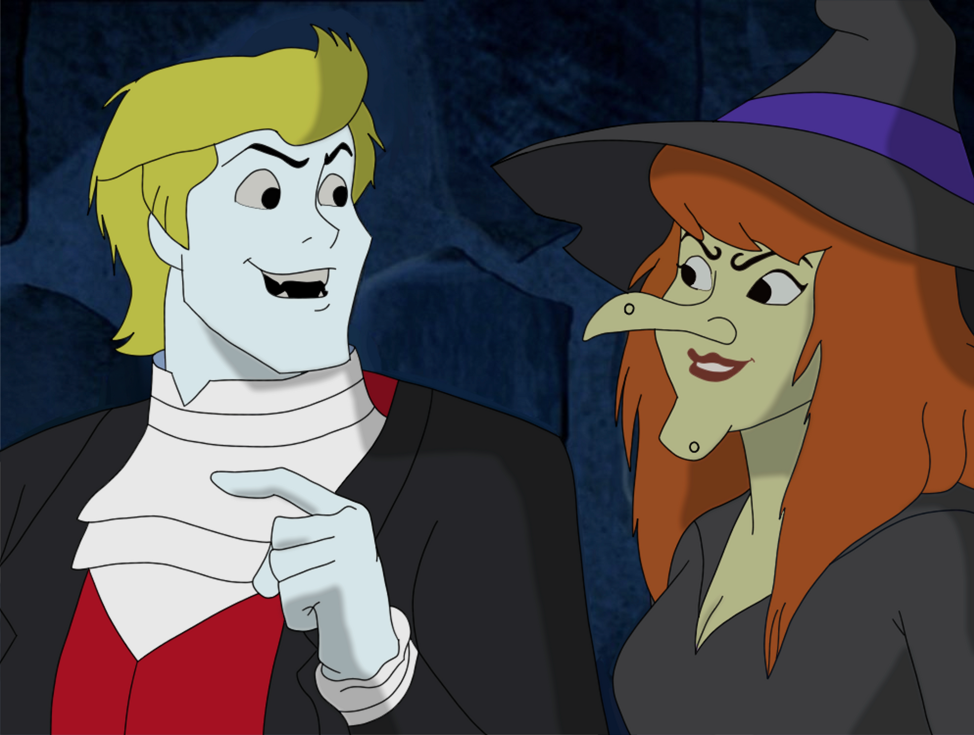 Vampire Ralph Vampire Fred and Witch Daphne Edit 9 by RalphandSamm55 on DeviantArt