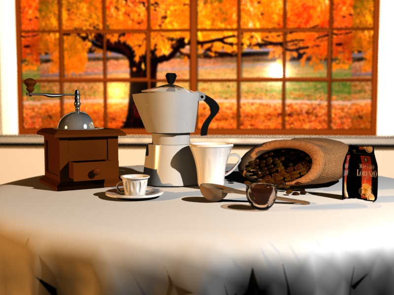 still life coffee 3D